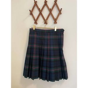 Flynn & O’Hara Plaid School Uniform Pleated Skirt